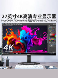 Philips飞利浦27英寸4K显示器IPS高清台式电脑升降旋转27E1N5900R