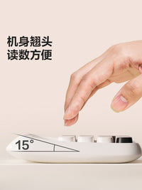 得力计算器高颜值少女心计算器语音计算器高颜值高键盘计算器办公室计算机多巴胺桌面电脑键盘按键计算器 【柔性高按键】蓝莓奶油