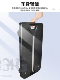 折叠手推车拉杆车塑料平板车拉货车拖车货车推车搬运车轻音家用 两用折叠73*41耐磨轴承轮170斤视频推荐