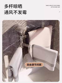 厨房专用抹布架壁挂置物架水槽吸盘收纳神器家用挂抹布毛巾沥水架 透明银【1个】180°自由旋转