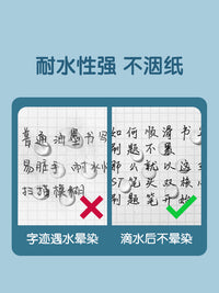 得力刷题笔速干st头按动笔中性笔学生用备考水性笔0.5mm黑色透明考试笔高颜值大容量油墨书写顺滑签字笔 【6支红】速干ST头 0.5mm 其他/other