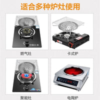 厨房家用烧烤架燃气煤气炉灶台上用烤架卡式炉用韩式烧烤炉烤肉架 烧烤架+烤盘