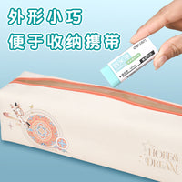 得力纳米净橡皮擦干净无痕学生用集屑成条无碎屑马卡龙大号橡皮擦 【马卡龙色/夹心橡皮】中号24块/易擦拭-少屑无尘