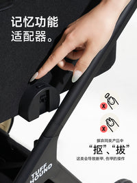 tuffhound它愿轻便折叠宠物推车狗狗专用猫咪外出辅助小型宠物车 黑粉色（加固版）