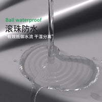 纯色加厚防水布浴帘门帘卫生间隔断帘浴室淋浴帘窗帘宿舍洗澡帘子 单帘：宽150*高180送挂环 高级灰【高压不透水*抗菌防霉】