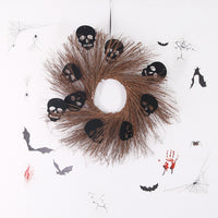 Halloween Sunflower Wreath Decoration for Party & Home