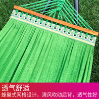 Hammock Stand for Single and Double Hammocks, Anti-Tip, No Installation Required, Indoor/Outdoor Adjustable Swing Bed