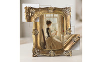 Antique Ornate Picture Frame Decorative Gold Picture Frame Elegant Floral for Living Room
