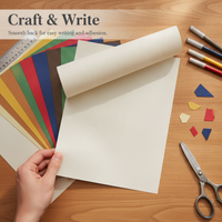 Glitter Shimmer Frosted Art Paper for DIY Crafts and Kindergarten Projects