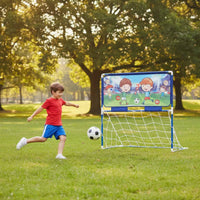 Easy Assembly Kids Portable Soccer Goal Stable Frame Indoor Outdoor Soccer Set Parent-Child Interaction Children's Football Training Net for Toddlers, Beach, Backyard