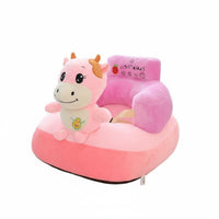 Anti-Tip Design Velvety Creature Sofa Chair Soft and Comfortable Velvety Creature Sitting Coach Non-Slip Bottom Baby Floor Seat Easy to Clean for Infants, Toddlers, Parents, Nursery, Playroom, Living Room, Indoors