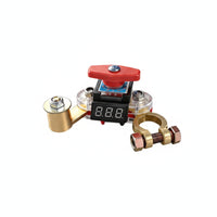 Parasitic Drain Protection Battery Disconnect Switch with Digital Voltage Display Heavy Duty Battery Disconnect Switch Corrosion-Resistant Low Resistance for Car Owners