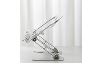 Metal Book Rest Foldable Book Stand with Base Ergonomic Holder for Readers, Students, Desk, Office