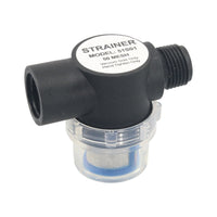Water Pump Strainer Easy to Clean Boat Water Pump Pre-Strainer 50 Mesh Pipe Strainer Transparent Bowl Plumbing Fitting