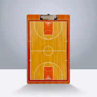 Board with Metal Clip Professional Clipboard Coaching Clipboard Writable Lightweight for Coaches