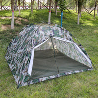 All-Season Manual Pop-Up Camping Tent with Sun Protection and Rainfly