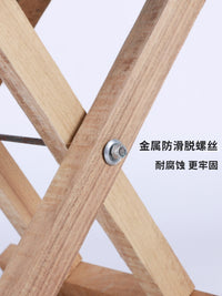 槐木加厚马扎实木折叠便携家用小凳子户外椅钓鱼椅子凳