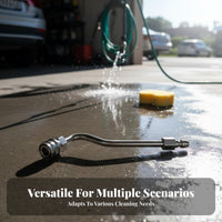 Rustproof Angled Pressure Washer Wand Rust-Resistant Angled Power Washer Wand for AC Technicians, Car Detailers, Hard-to-Reach Areas