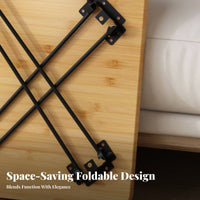Foldable Design Foldable Tea Table Minimalist design Foldable Chabudai Space-Saving Floor Desk Japanese Inspired for Small Apartment Residents, Minimalists, Students, Balcony, Living Room, Home Office, Outdoor gatherings