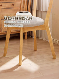 实木餐椅家用轻奢高级餐桌椅洽谈书桌椅中古风茶椅餐厅胡桃木椅子 【单把装】黑木色丨路易斯椅【优质橡胶木-稳固承重】.