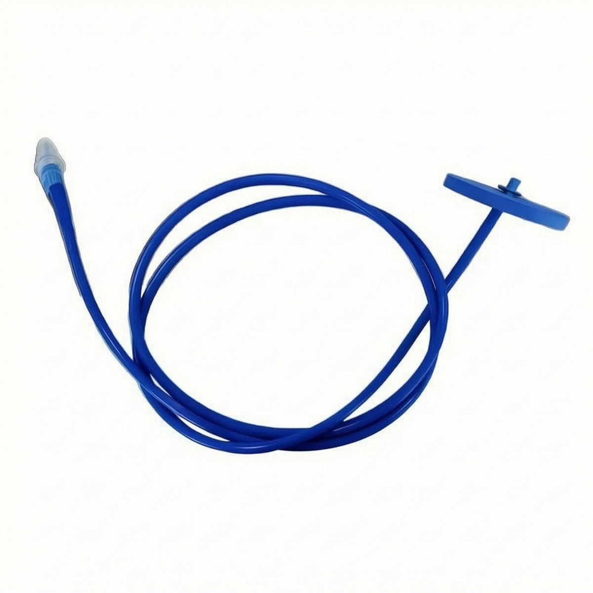 Coiled Snorkel Transparent Mouthpiece Breathing Tube Water Sports Gear Silicone