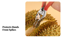Durian Split Er Easy to Use Stainless Steel Durian Tool Fruit Split Ing Pliers Labor-Saving Manual Fruit Split Er Long-Lasting