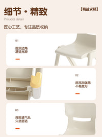 儿童靠背椅加厚小板凳宝宝餐椅小孩结实小凳子家用防滑塑料小椅子