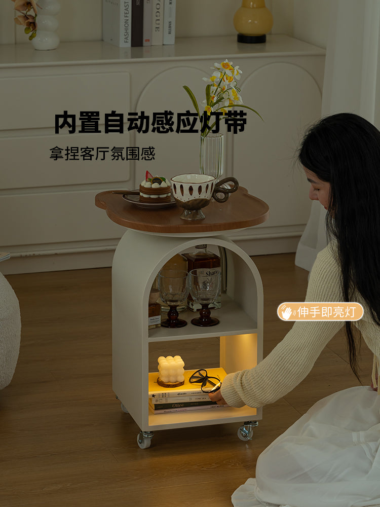 沙发边几茶几可移动小桌子客厅家用侧边柜零食小推车床头桌置物架