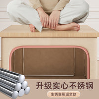 【升级阳离子】包邮优勤衣柜收纳箱衣服布艺棉麻被子可折叠筐储物