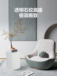 亚克力客厅花架玄关摆台透明置物架客厅酒店陈列架落地式室内花台
