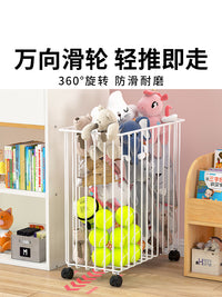 儿童玩具收纳箱娃娃收纳筐毛绒玩偶装放公仔的收纳整理神器可移动