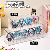 吧唧展示架金属徽章谷子纪念币展示柜透明防尘勋章金牌奖牌收纳盒