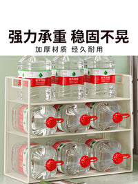 床底收纳箱家用大容量扁平置物架衣服裤子整理架带轮小推车储物架 黑色大号