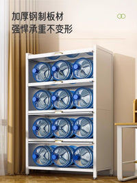 钢制书柜带门防尘书架家用客厅落地铁艺置物架儿童玩具收纳储物柜