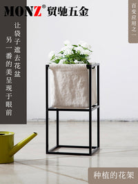 黑色屏风客厅置物架落地书架现代办公室隔断餐厅陈列展示架子拼接 十根价-黑色铝管