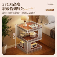 中古风床头柜家用卧室替代品小众设计感创意收纳置物架边几储物柜