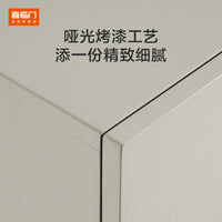 喜临门现代简约大容量双屉收纳家用卧室2025新款床头柜 CXT2501