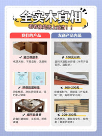 中古风实木小边几卧室家用床头柜置物架胡桃木沙发边柜创意小茶几