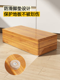 楠竹脚踏凳垫脚踩脚板楼梯台阶神器家用搁脚凳儿童钢琴垫高踏脚凳