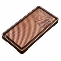 Thickened Gongfu Tea Tray Modern Simple Bamboo Tea Tray Sturdy and Long-Lasting Houseware Water Storage