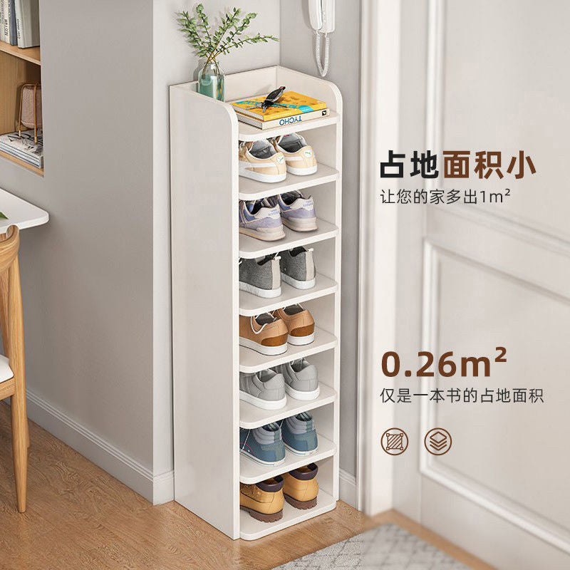 鞋架简易门口家用经济型宿舍分层小型鞋架子窄小省空间进门小鞋柜