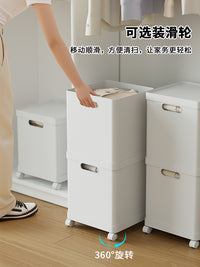 格子柜收纳箱书柜书架正方形直角储物箱可移动带盖衣服玩具整理箱 30*30cm【箱子+底托+轮】 1个