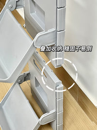 门口鞋收纳神器小型壁挂式宿舍门后鞋架省空间家用鞋托多层鞋架子 白色【升级款 可折叠可上墙】*1个装