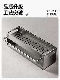 厨房置物架多功能沥水架水槽抹布架子水池洗碗钢丝球洗洁精收纳架