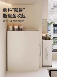 抽拉式调料品置物架厨房家用多功能调味料台面收纳柜架子盒窄边柜