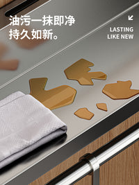 厨房置物架壁挂式多功能筷筒家用调料品架子墙上免打孔收纳挂钩架 枪灰色*60cm⭐单筒【4刀槽丨12挂钩】