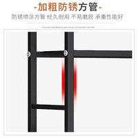 卫生间置物架落地多层厕所洗手间收纳架脸盆架洗发水沐浴露整理架 【实用款】四层-银灰色（全钢架+侧边带挂钩）