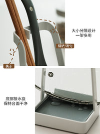 锅盖架子台面放置器厨房新款勺子锅铲支架收纳架神器托盘置物架