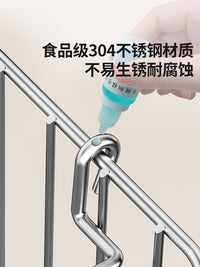 不锈钢浴室厨房收纳筐家用零食衣物收纳网篮桌面化妆品格子柜储物 深口大号收纳筐【304不锈钢】