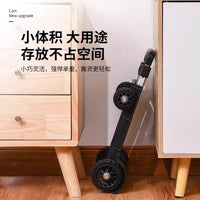 小推车家用折叠便携小拉车买菜快递拉货轻便手拉车拉杆小拖车小车 A 升级款【加厚耐磨两轮+可折叠铝合金车身】 承重约130斤-赠绑绳*2